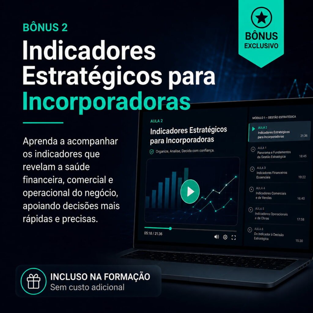 Indicadores estratégicos para incorporadoras